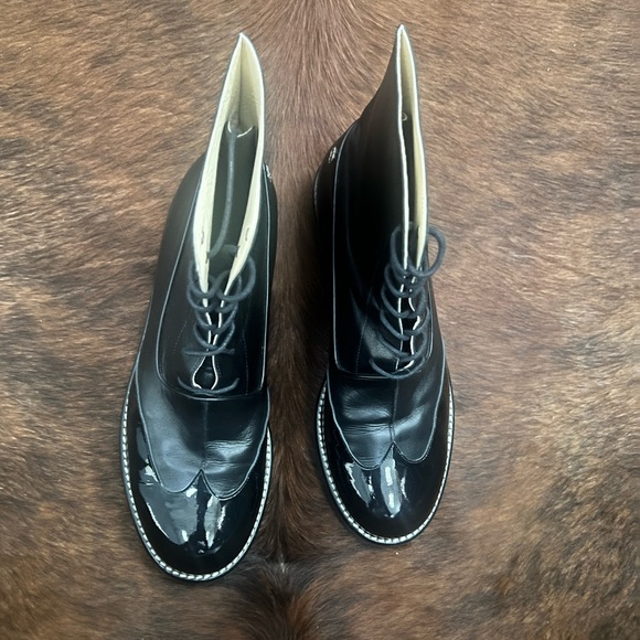 Chanel Patent Leather Ankle Boots (Like New) - Picture 5 of 5